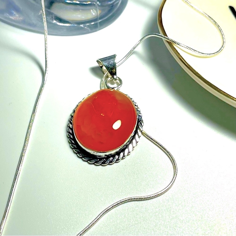 🌈 Lovely Carnelian necklace - Picture 2 of 9